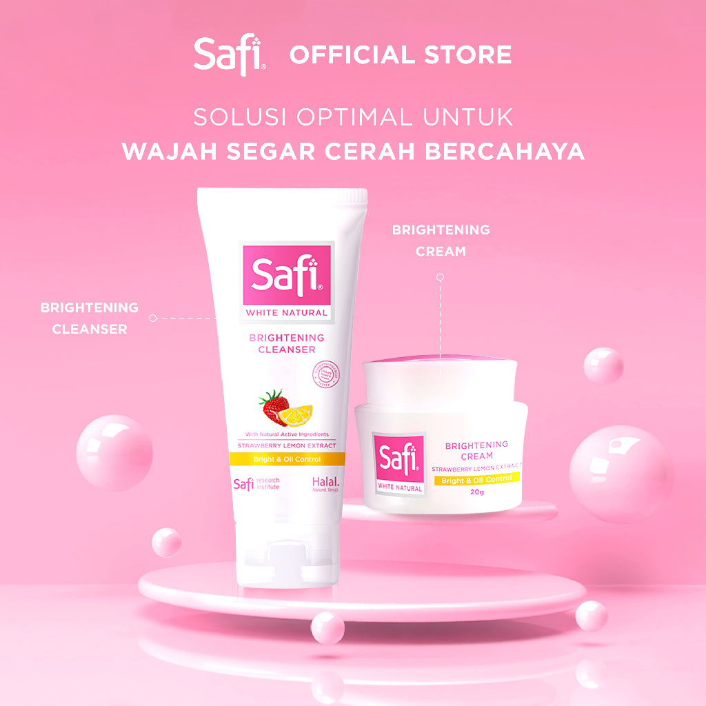 SAFI - White Natural - Brightening Cleanser Strawberry Lemon 100gr