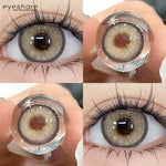 Eyeshare Softlens Vienna Chocolate 14.5mm 1 Pasang Lensa Kontak Untuk Mata Besar