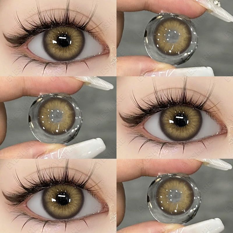 Eyeshare (COD) SEMPORMA BROWN 14.2mm Softlens Normal