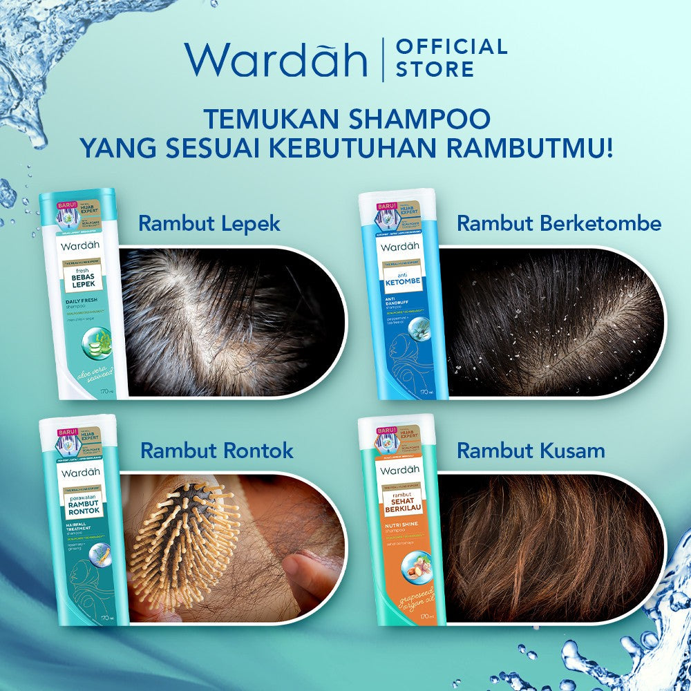 Wardah Shampoo Anti Dandruff Twin Pack