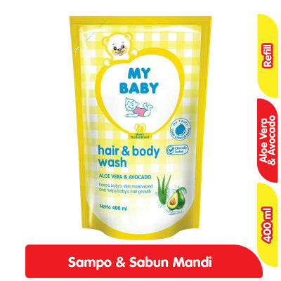 SABUN MANDI HAIR AND BODY WASH BABY MY BABY 400 ML