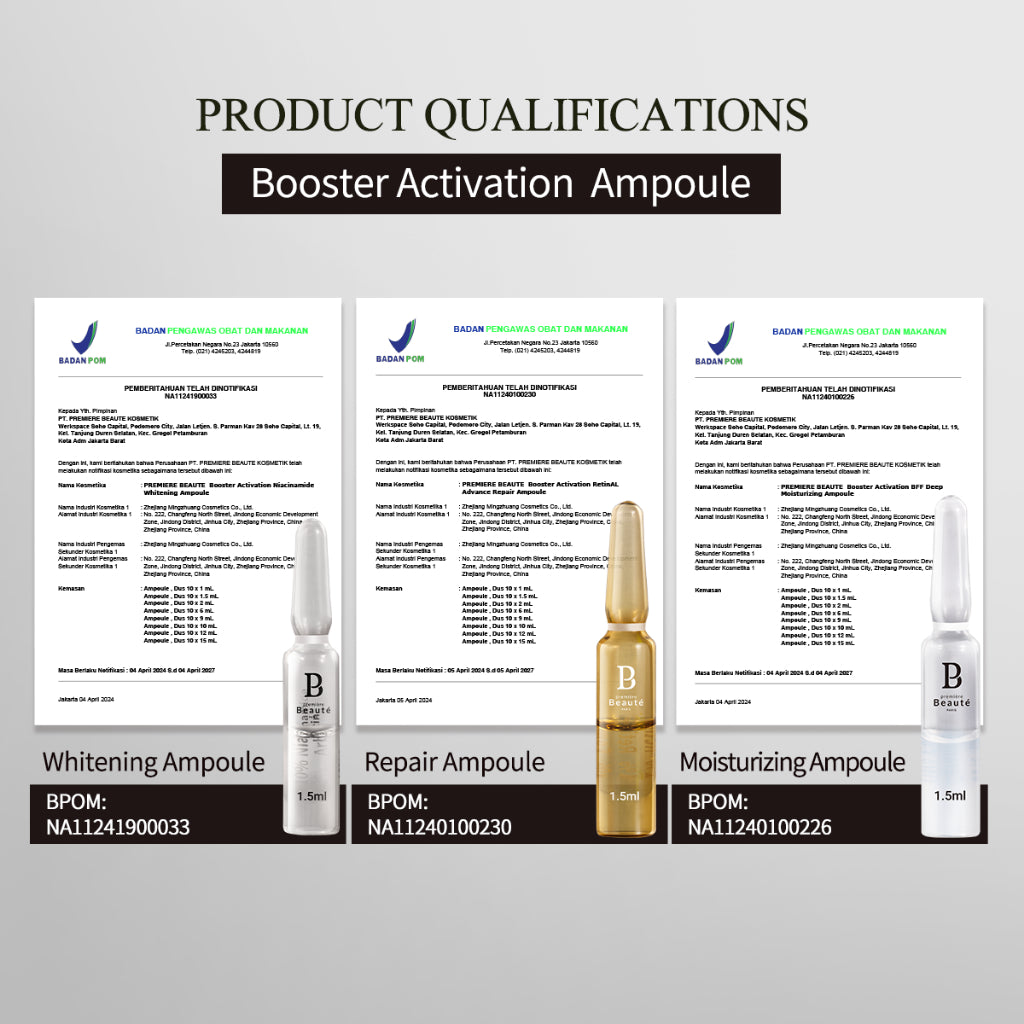 PREMIERE BEAUTE [New Formula]New Booster Activation 60% BFF Deep Moisturizing Ampoule 10x1.5ml Hydrating Nourishing