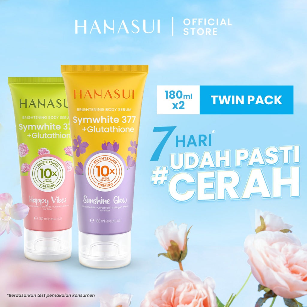 Hanasui Brightening Body Serum - Body Serum With Symwhite377 + Glutathione Mencerahkan & Menghidrasi Kulit