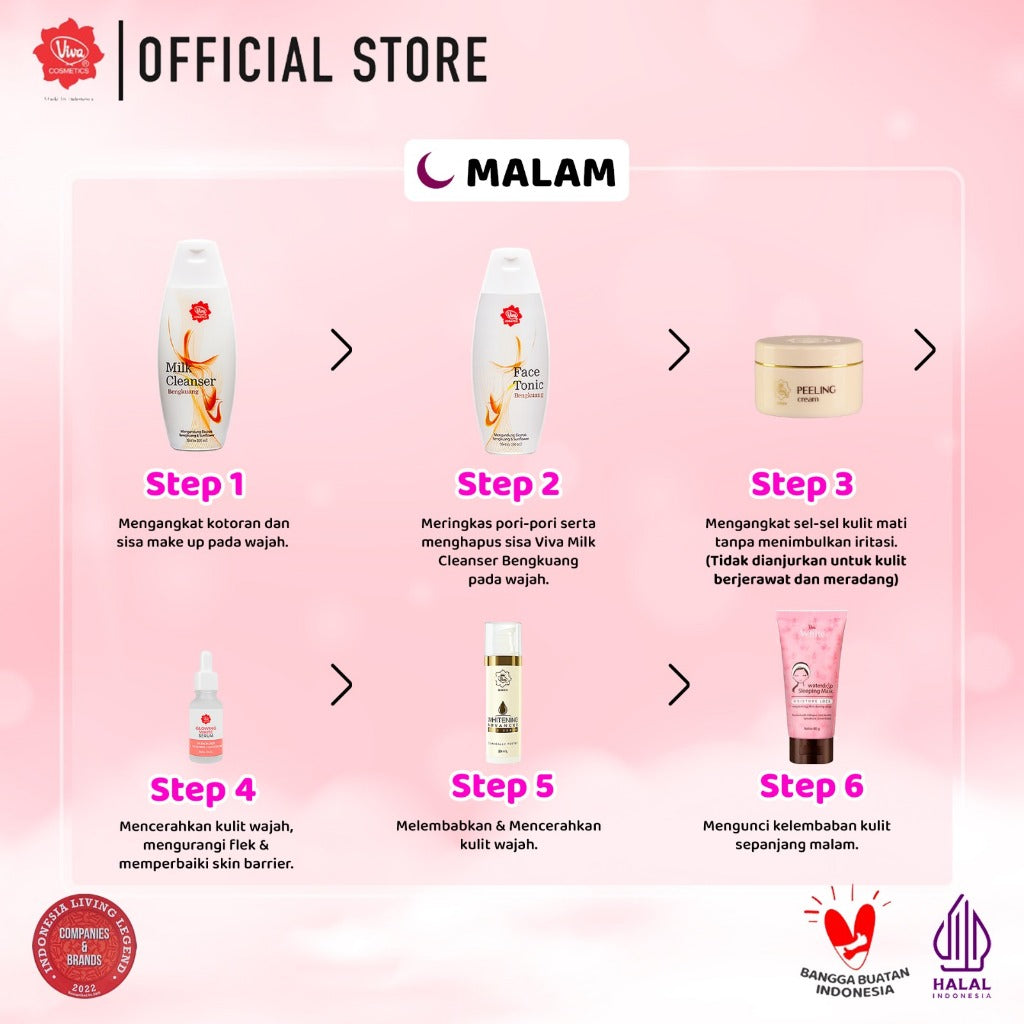 [PROMO] Paket Complete Whitening & Glowing Face Care Set