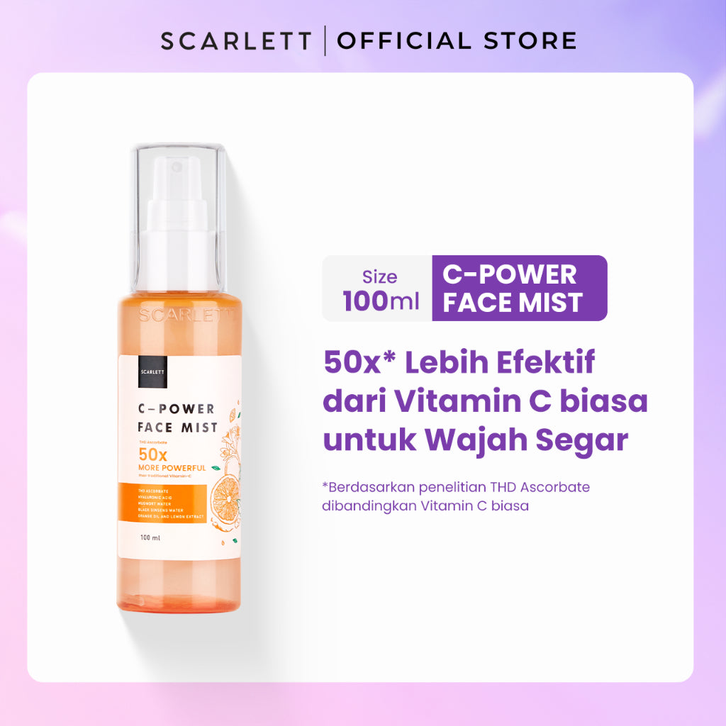 SCARLETT Face Care Satuan ( Facial Wash, Toner, Serum, Moisturizer, Face Mist, Peeling gel, Sunscreen, Face Mask ) - Brightly Ever After / Acne / Age Delay Mencerahkan , Menghilangkan Jerawat , Mencegah Penuaan Dini