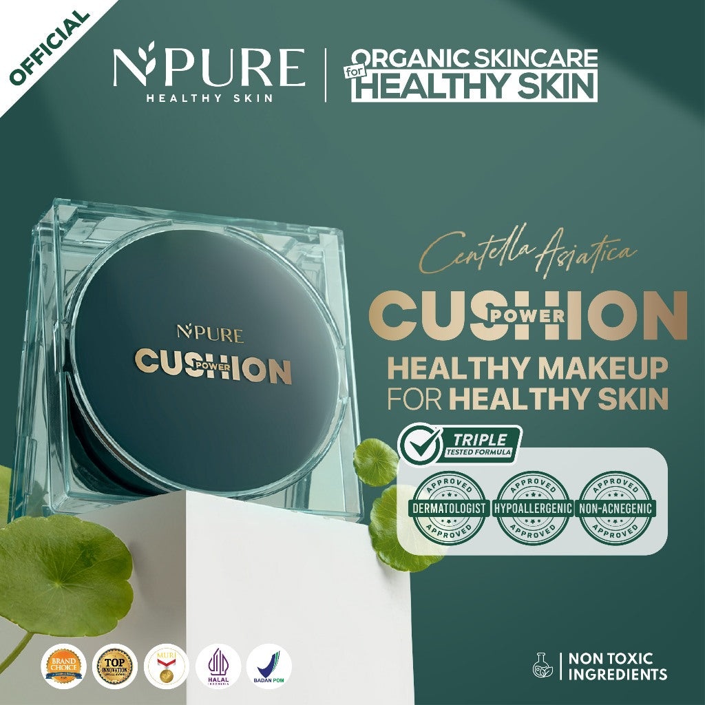 NPURE CENTELLA ASIATICA FLAWLESS MATTE POWER CUSHION + CENTELLA ASIATICA POWER PRIMER