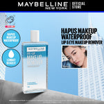 MAYBELLINE OFFICIAL Lip & Eye Makeup Remover - 70/150 ml | Mudah Hapus Make Up Waterproof Cocok Untuk Mata Sensitif Lembut di Kulit | 150ml