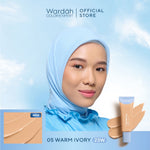 WARDAH Lightening Liquid Foundation 25ml - Base Makeup dengan Skin-Like to High Coverage yang Mengandung SPF 40 PA+++ dan Serum Niacinamide Untuk Hasil Makeup Flawless dan Cerah - Makeup - Foundation - Bedak - Cushion -  Foundation Anti Longsor