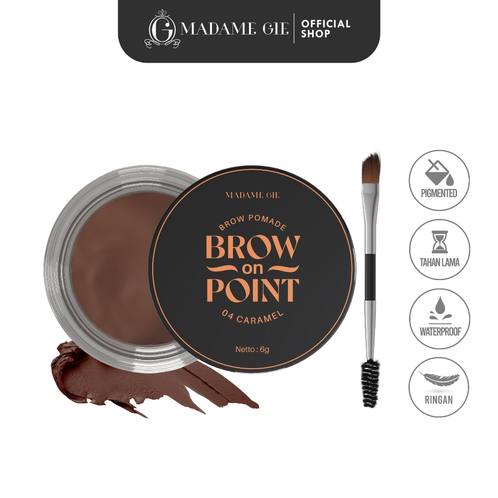 [FLASH SALE] Madame Gie Madame Brow On Point – Make Up Eyebrow Pensil Alis Waterproof