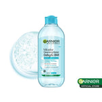 GARNIER Micellar Water Blue Salicylic Acid 400ml Skincare Cleansing - Skincare Pembersih Wajah & Make up untuk kulit berminyak jerawat Micellar Cleansing Water