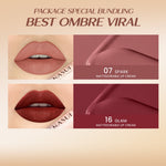Hanasui Mattedorable Lip Cream Boba - Velvet Matte Finish Pigmented Long Lasting Double Moisturizing