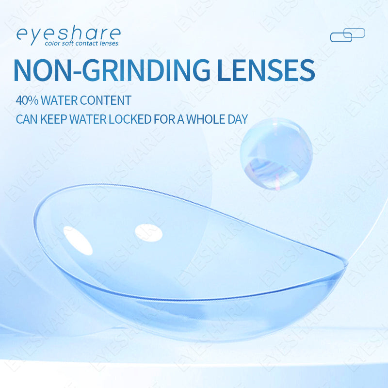 Eyeshare Clear Blue Softlens Minus(-1.00~-6.00) 14.0mm Tanpa Warna Mata Softlen Lensa Kontak