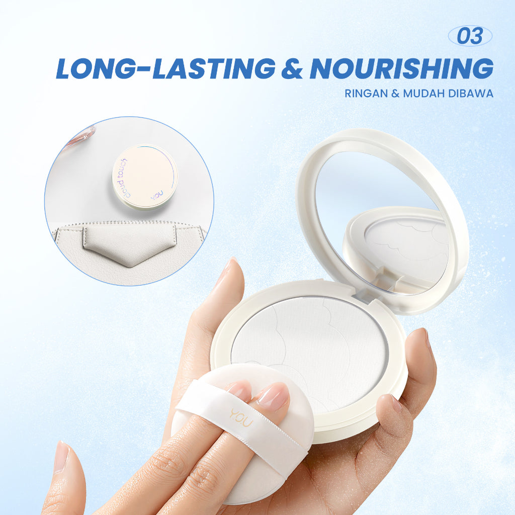 YOU Cloud Touch Invisible Setting Powder Oil Control No Sebum Bedak Wajah Kosmetik Powder