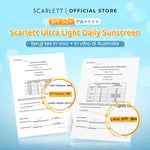 [Oily Skin Friendly] Ultra Light Daily Sunscreen SPF 50+ PA++++ [Water Based] Meresap 20an Detik (Super Ringan) dengan 7X Ceramide 9X Hyaluronic Acid & No Whitecast [Lolos Uji Invivo Invitro]