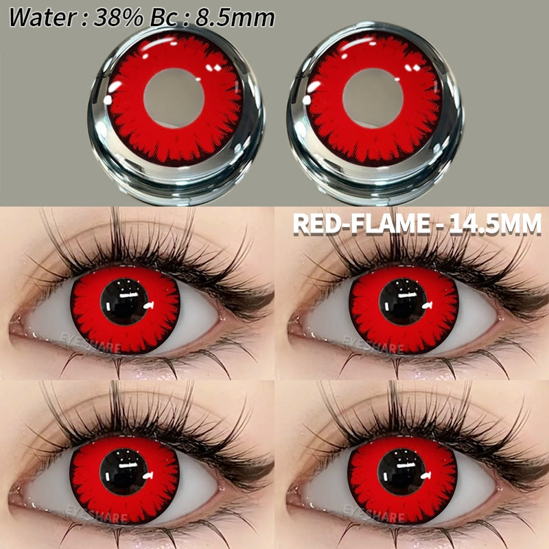 Eyeshare Softlens Lensa Kontak Mata Putih Cosplay Halloween Softlen Putih