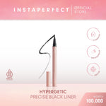 Instaperfect HYPERGETIC Precise Black Liner 1 g - Eyeliner Spidol (Hasil Presisi Sempurna & Pigmented)