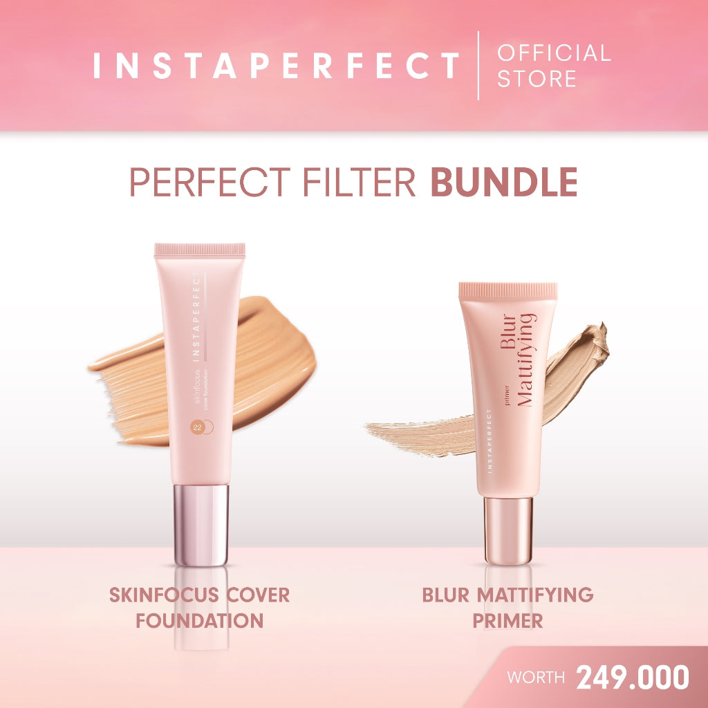 Instaperfect Perfect Filter Bundle (Skinfocus Cover Foundation & Blur Mattifying Primer)