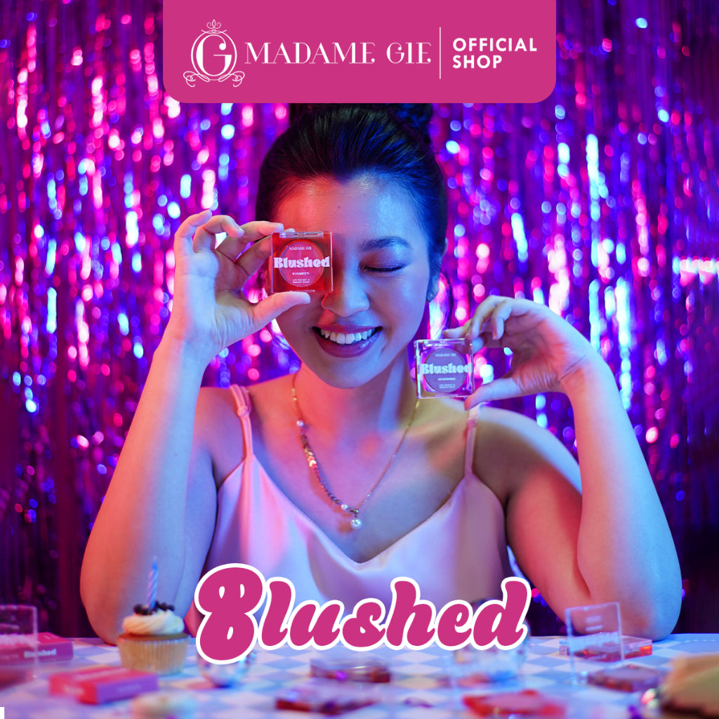 [FLASH SALE] Madame Gie Blushed -  Make up Blush On Soft Powder Naturally Pigmens