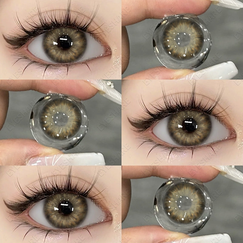 Eyeshare Softlens Miki Gray 1 Pasang 14.0mm