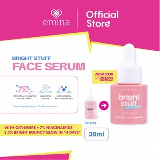 NEW! Emina Bright Stuff Face Serum - Serum Pelembab Wajah Cerah Glowing Anti Kusam