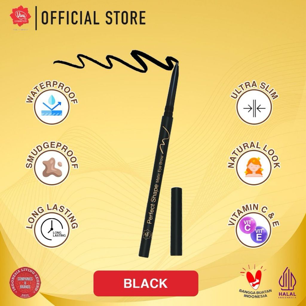 Viva Queen Perfect Shape Eyebrow Matic (WATERPROOF) - tersedia 3 varian warna