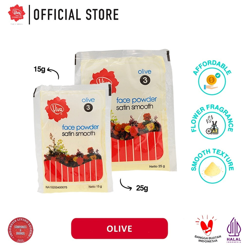 [Super Value !!!] Viva Bedak Zak (Refill - Face Powder) - Tersedia 3 Varian Warna (Isi 3 Pcs)