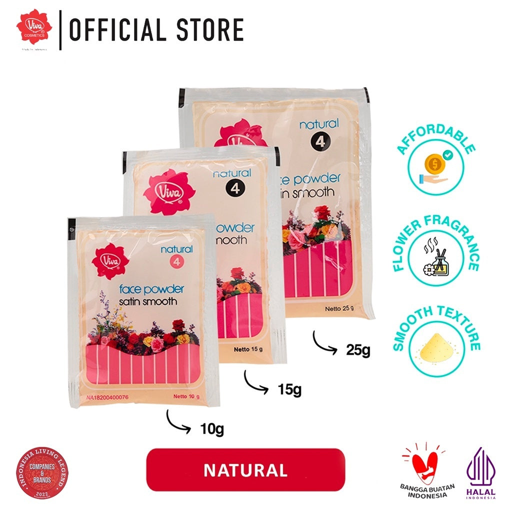 [Super Value !!!] Viva Bedak Zak (Refill - Face Powder) - Tersedia 3 Varian Warna (Isi 3 Pcs)