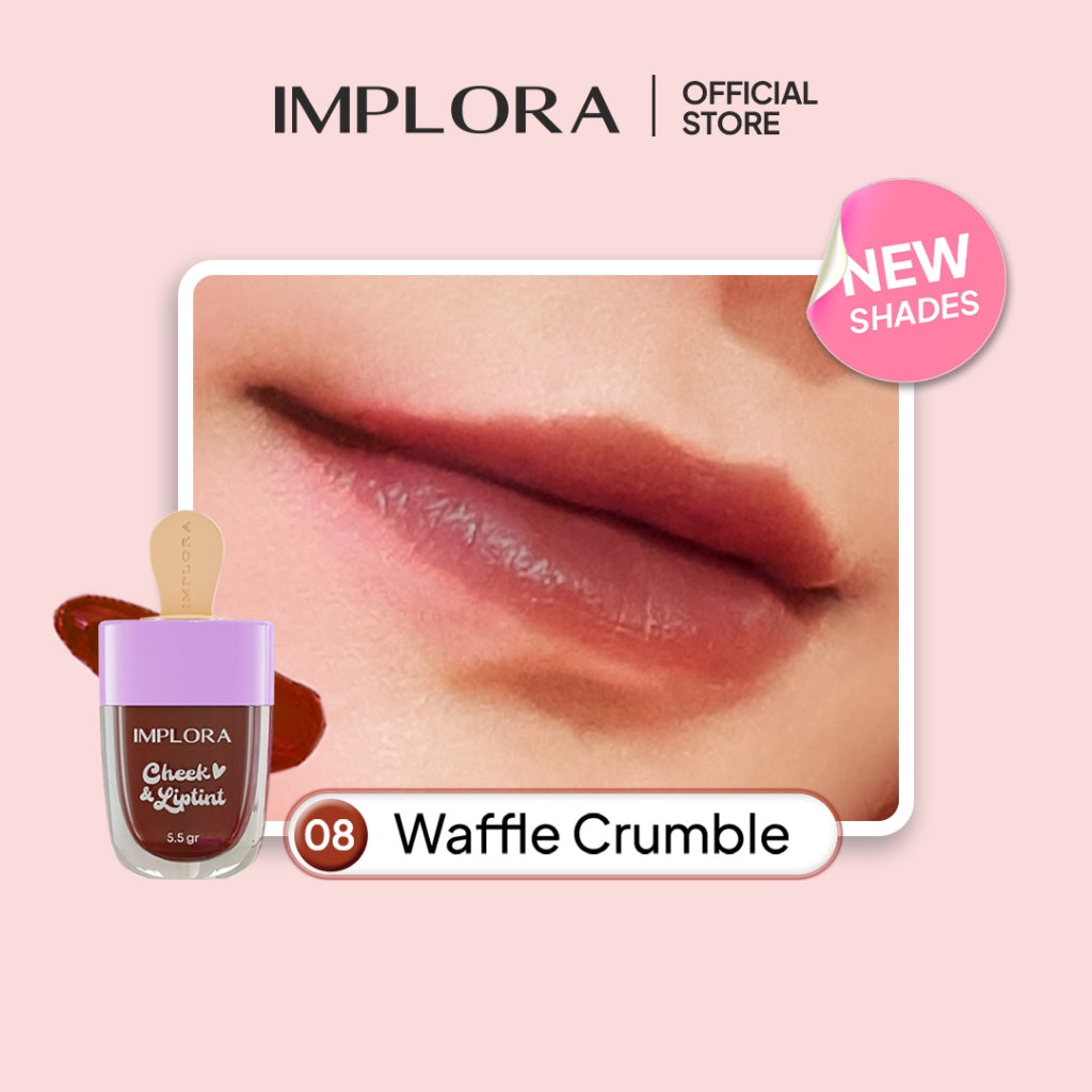 Implora Cheek and Lip Tint | Perona Bibir dan Pipi | Tahan lama & Ringan | Ombre Lip