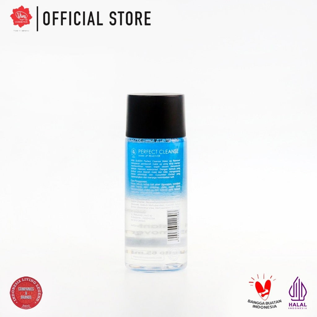 Viva Queen Perfect Cleanse Make Up Remover ALCOHOL FREE with Moisturizer & Cucumber Extract (INSTANT REMOVER) - 65ml