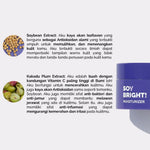 Finally Found You! Soy Bright! Moisturizer - 2in1 Primer Makeup dan Gel Pelembab Krim Siang & Malam