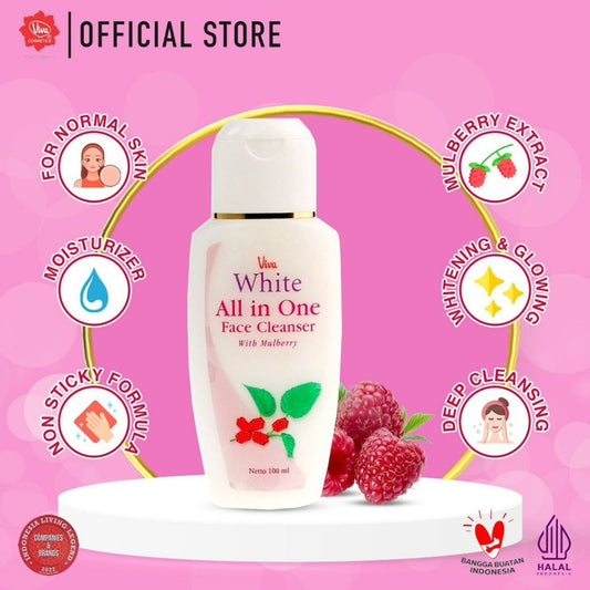Viva White All in One Face Cleanser With Mulberry (WHITENING & GLOWING)