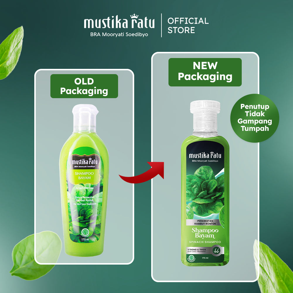 Mustika Ratu Bundling Hair Care Minyak Cemceman 175ml & Shampoo Bayam 175ml
