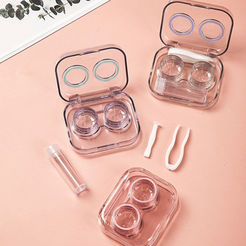 Eyeshare Softlen case softlens case warna transparan all-in-one