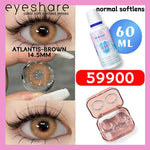 Eyeshare 1Pasang Softlens 14.5mm + Solution Cairan 60ml + kotak cermin