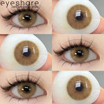 Eyeshare (COD) SEMPORMA BROWN 14.2mm Softlens Normal