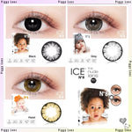 SOFTLENS ICE N8 COLOR NORMAL & MINUS -0.50 SD -6.00