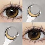 Eyeshare Black Softlens 14.5mm Big Eyes Natural Korea New Softlens Lensa Warna Soflen