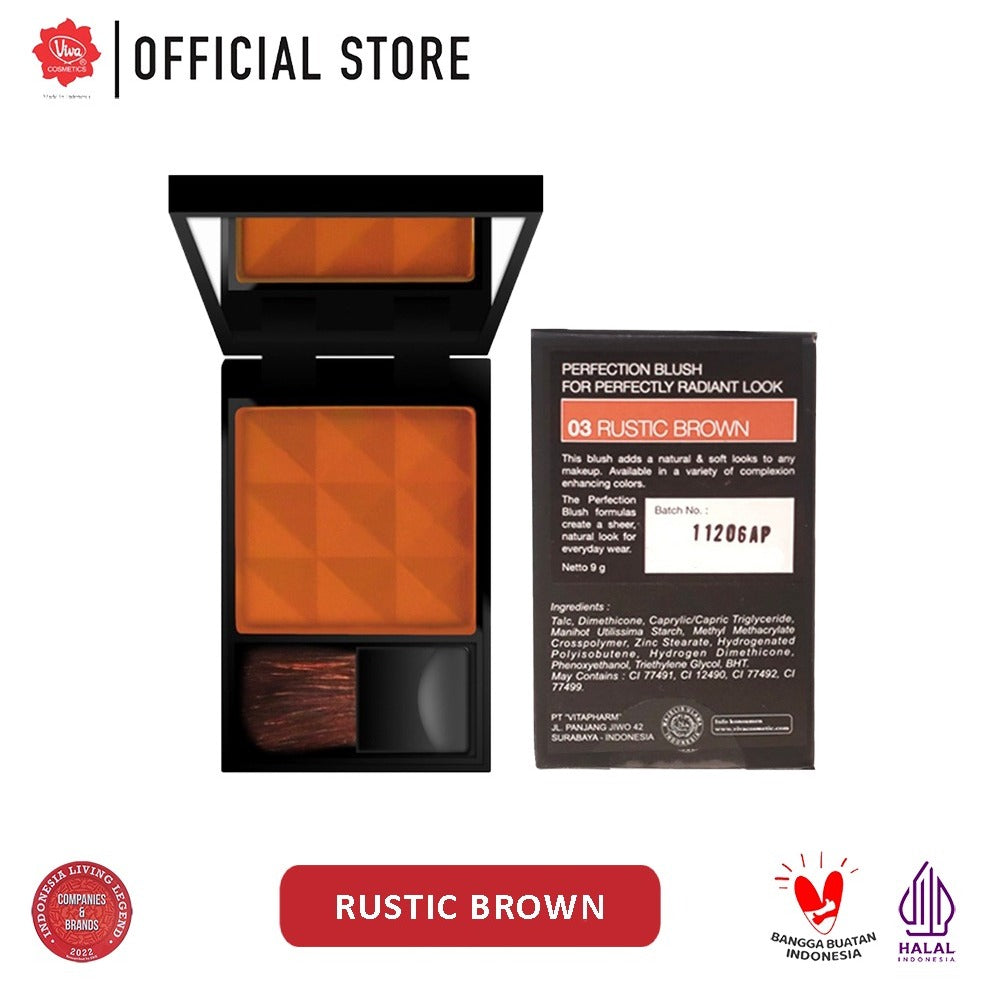 Viva Queen Perfection Blush - tersedia 3 varian warna
