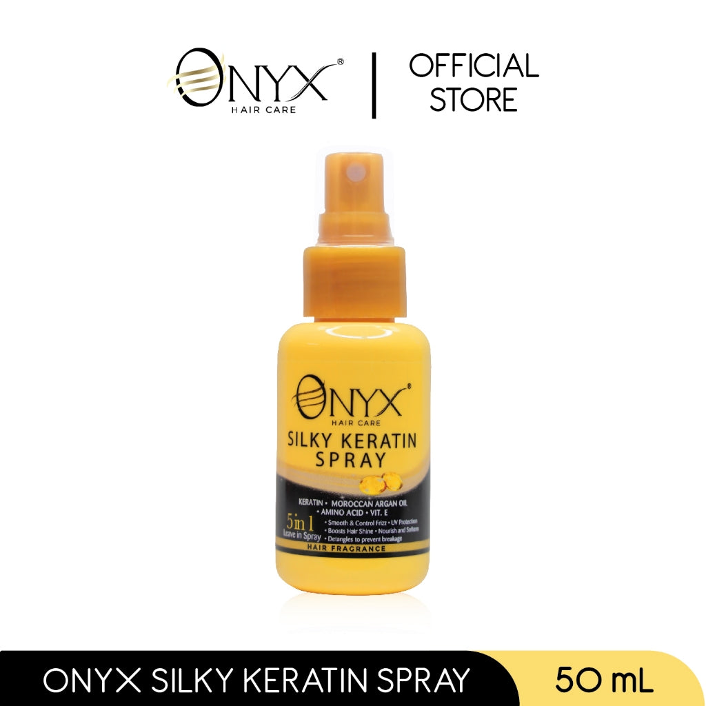 [ISI 3PCS] Purbasari Lipstick Color Matte 81 + Onyx Hair Serum 65ml + Onyx Silky Keratin Spray 50ml