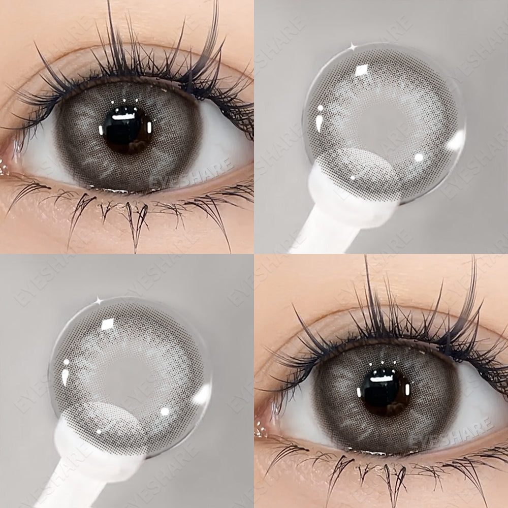 Eyeshare Venice Softlens Gray 1Pasang 14.2mm Lensa Kontak Soflen Soflens
