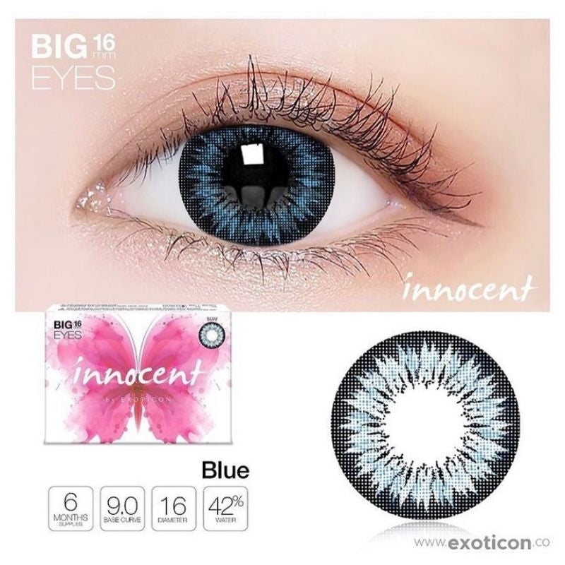 SOFTLENS X2 INNOCENT. BIG EYES.16MM. (NORMAL & MINUS s/d -6.00)