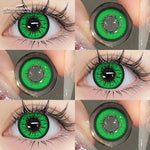 Eyeshare Softlens 1Pasang Bella Yellow 14.5mm Big Eye Cosplay Lensa Kontak Softlens