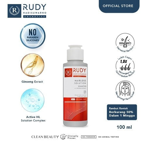 Rudy Hadisuwarno  Cosmetics Hairloss Solution Shampoo