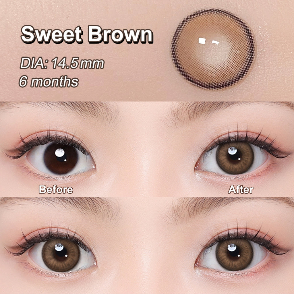 [0.00 s/d -6.00] Magister Softlens Minus 14.5 mm soflen dubai minus warna Big Eyes softlens Hitam