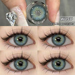 Eyeshare Softlens Wusu Black Brown Warna 14.2MM Lensa Kontak Natural Softlen
