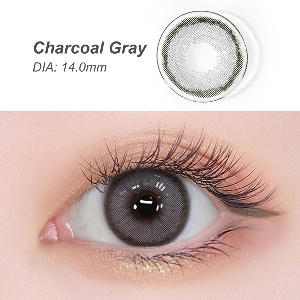 Magister Softlens Minus 0.00~-6.00 Soflen 14.0MM Grey 1Pasang lensa kontak warna 6Bulan