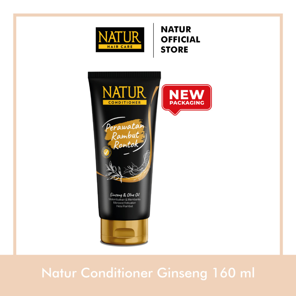 Natur Twinpack Conditioner 160 ml - Kondisioner Kekuatan Helai Rambut Rontok / Anti Hair Fall / Menguatkan Akar Rambut