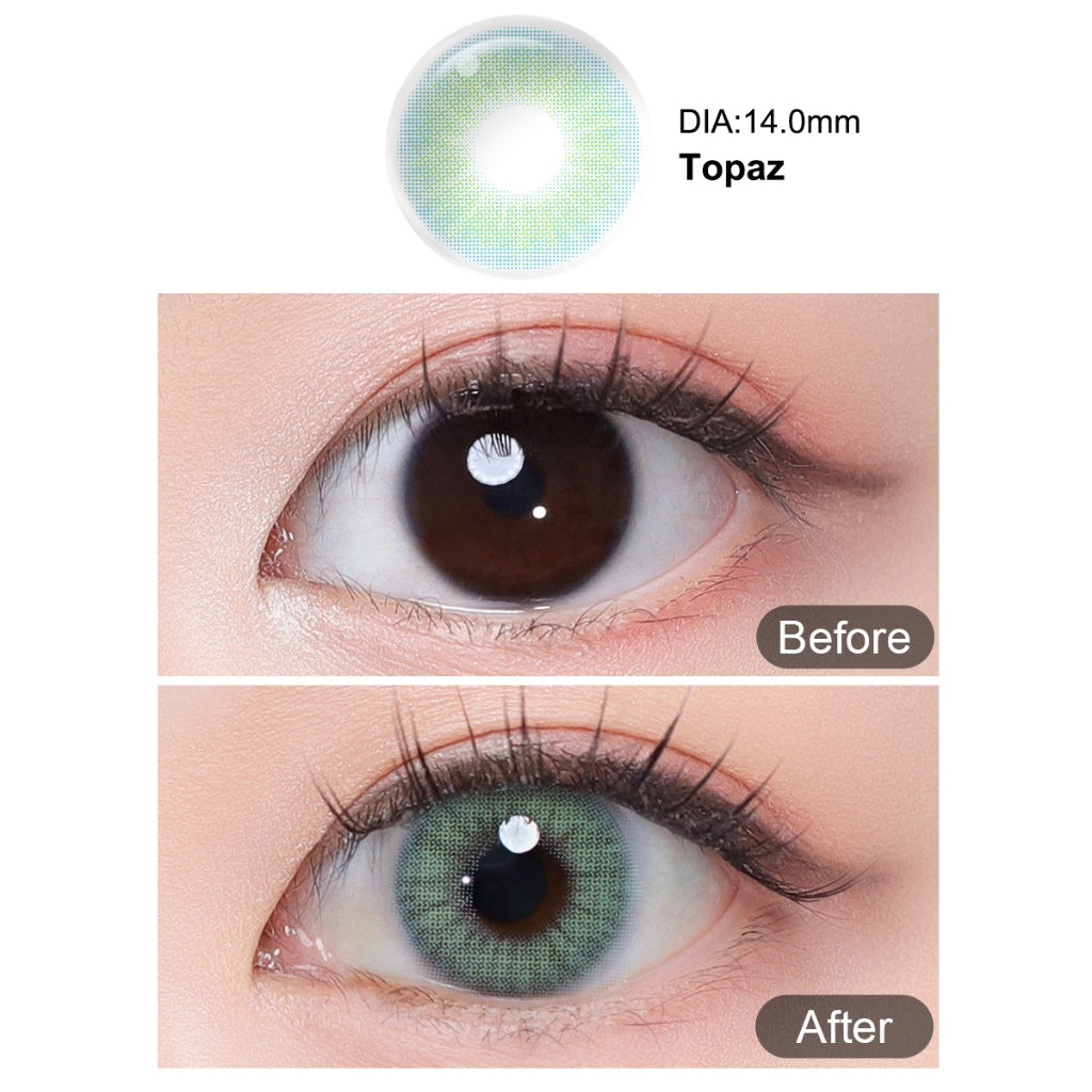 Magister Softlens Minus 0.00~-6.00 Soflen 14.0MM Grey 1Pasang lensa kontak warna 6Bulan