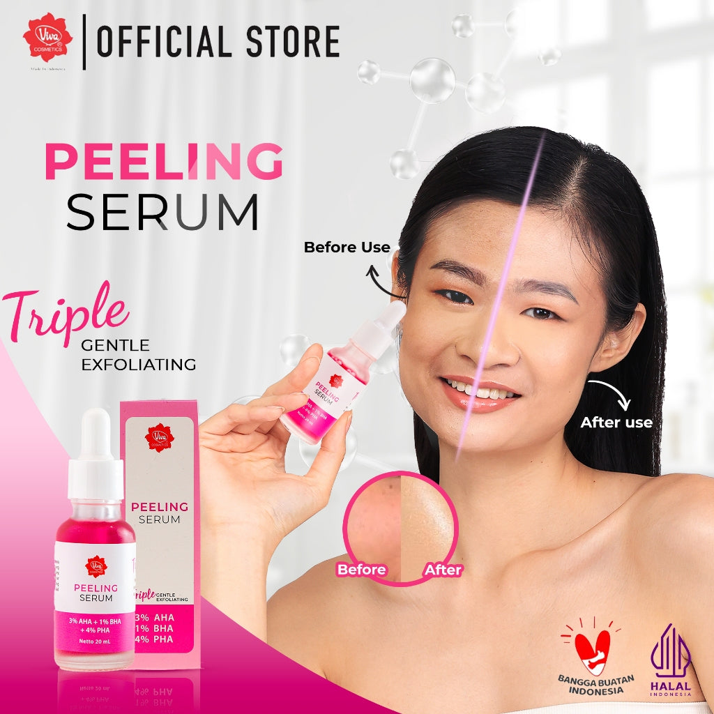 Viva Peeling Serum with Glycolic Acid (AHA), Salycilic Acid (BHA), Gluconolactone (PHA) - 20ml