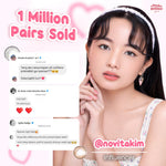 PINKRABBIT SOFTLENS AERA BROWN - Normal, Minus 0.5 S/D 10.00 (1PCS/Sebelah) / Softlens / Soft Lens / Lensa Kontak / Soflen / Softlens normal minus / Lensa mata / Softlense #softlensnyaman #softlensnyamanbikincantik